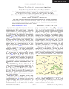 Collapse of the critical state in superconducting niobium * Ruslan Prozorov,
