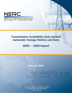 Transmission Availability Data System Automatic Outage Metrics and Data