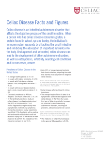Celiac Disease Facts and Figures