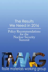 The Results We Need in 2016 Policy Recommendations for the