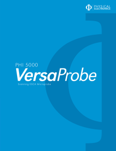 VersaProbe PHI 5000 Scanning ESCA Microprobe