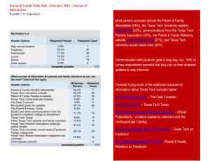 Most parents surveyed utilized the Parent &amp; Family