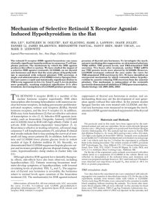 Mechanism of Selective Retinoid X Receptor Agonist-