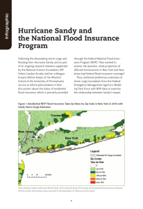 Hurricane Sandy and the National Flood Insurance Program Infographic