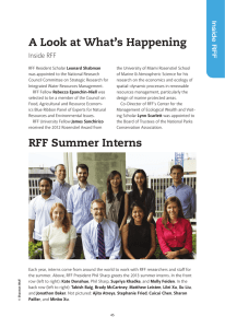 A Look at What’s Happening Inside RFF