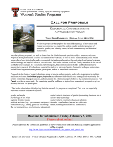 Call for Proposals 32 A