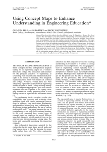 Using Concept Maps to Enhance Understanding in Engineering Education*
