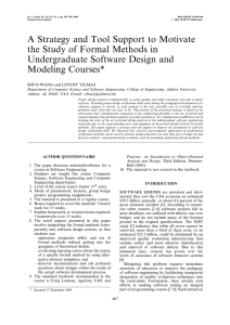 A Strategy and Tool Support to Motivate Undergraduate Software Design and