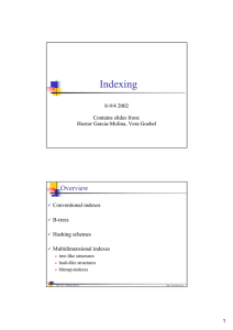 Indexing Overview