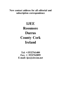 IJEE Rossmore Durrus County Cork