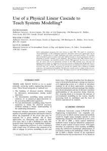 Int. J. Engng Ed. Vol. 19, No. 5, pp. 682±695,... 0949-149X/91 $3.00+0.00 Printed in Great Britain. # 2003 TEMPUS Publications.