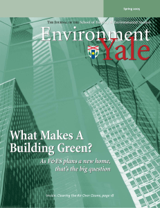 Yale Environment What Makes A Building Green?
