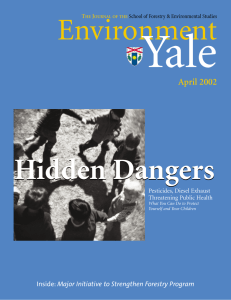 Yale Environment Hidden Dangers April 2002