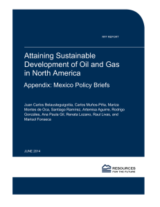 Attaining Sustainable Development of Oil and Gas in North America