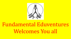 Fundamental Eduventures Welcomes You all