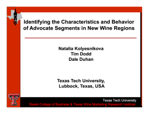 Identifying the Characteristics and Behavior