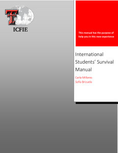 International Students’ Survival Manual Carla Millares