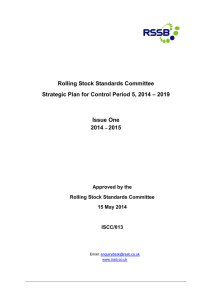 Rolling Stock Standards Committee – 2019