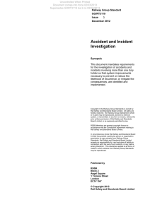 Accident and Incident Investigation  Uncontrolled When Printed