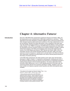 Chapter 4: Alternative Futures Introduction