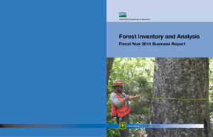Forest Inventory and Analysis Fiscal Year 2014 Business Report