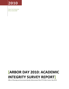 2010 [ ] ARBOR DAY 2010: ACADEMIC