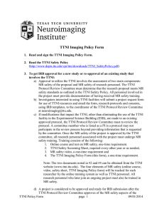 TTNI Imaging Policy Form