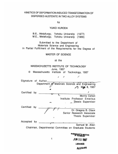 KINETICS  OF DEFORMATION-INDUCED  TRANSFORMATION  OF YUKIO  KURODA by