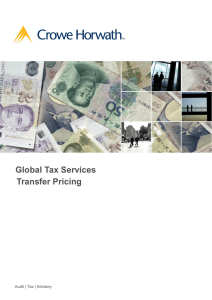 Global Tax Services Transfer Pricing Audit | Tax | Advisory