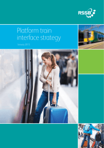 Platform train interface strategy January 2015 1