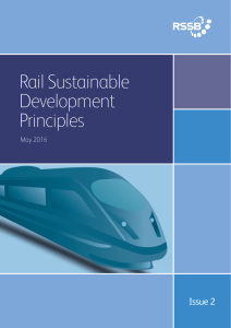 Rail Sustainable Development Principles Issue 2