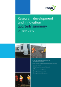 Research, development and innovation quarterly summary Q4