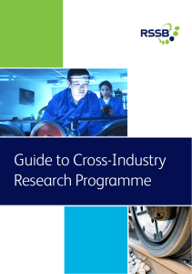 Guide to Cross-Industry Research Programme