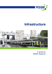 Infrastructure A guide to RSSB research May 2014