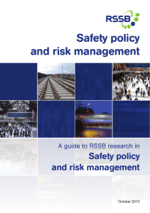 Safety policy and risk management