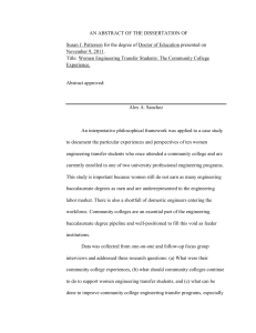 AN ABSTRACT OF THE DISSERTATION OF