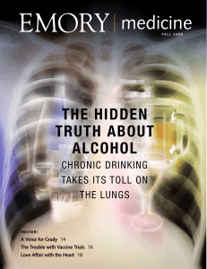 medicine The hidden TruTh abouT alcohol