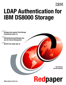 LDAP Authentication for IBM DS8000 Storage Front cover