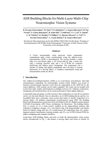 AER Building Blocks for Multi-Layer Multi-Chip Neuromorphic Vision Systems