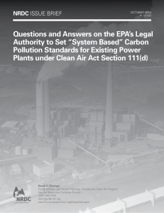 Questions and Answers on the EPA’s Legal