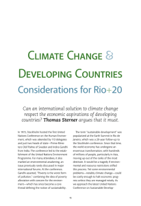 climate change Developing countries &amp;