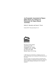 An Economic Assessment of Space Solar Power as a Source of