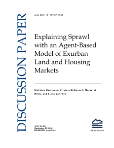 Explaining Sprawl with an Agent-Based Model of Exurban