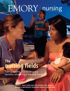 nursing fields nursing The Taking health care to migrant