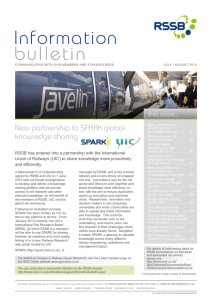 bulletin Information New partnership to SPARK global knowledge sharing