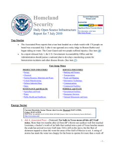 Homeland Security Daily Open Source Infrastructure Report for 7 July 2010