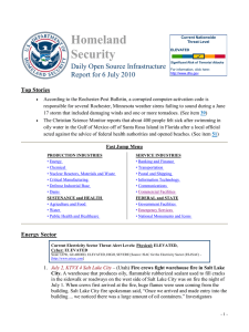 Homeland Security Daily Open Source Infrastructure Report for 6 July 2010