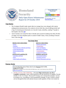 Homeland Security Daily Open Source Infrastructure Report for 29 October 2010