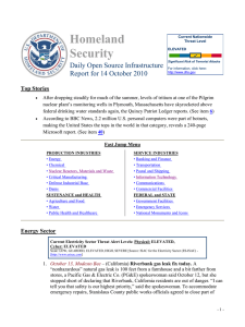 Homeland Security Daily Open Source Infrastructure Report for 14 October 2010