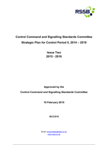 Control Command and Signalling Standards Committee Issue Two